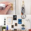 80 Pieces Photo Frame Hooks, Picture Hangers, Picture Hangers Wall Hooks Picture Hangers Frame Hooks, for Fixing Photo Frames Mirrors Artworks