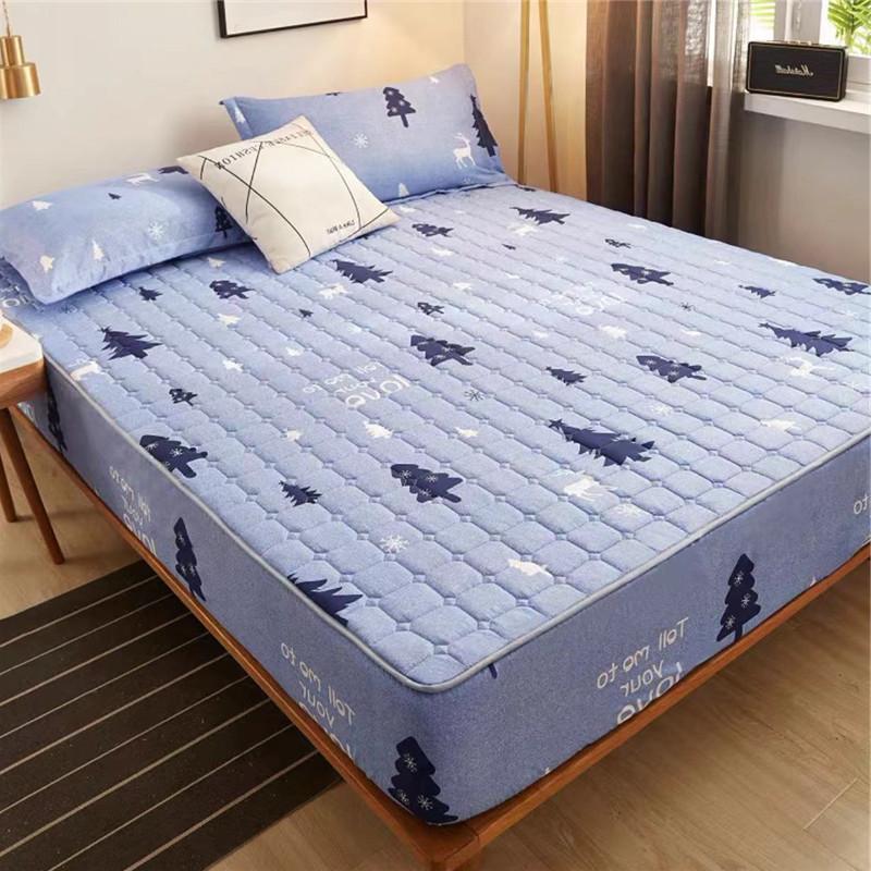New Cartoon Mattress Cover Protector Soft Comfortable Breathable Printing Bedding Mattress Bed Cover Fitted Machine Washable