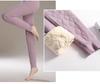 Northeast Women's High Waist Fleece-Lined Wool-Blend Warm Leggings for Autumn/Winter