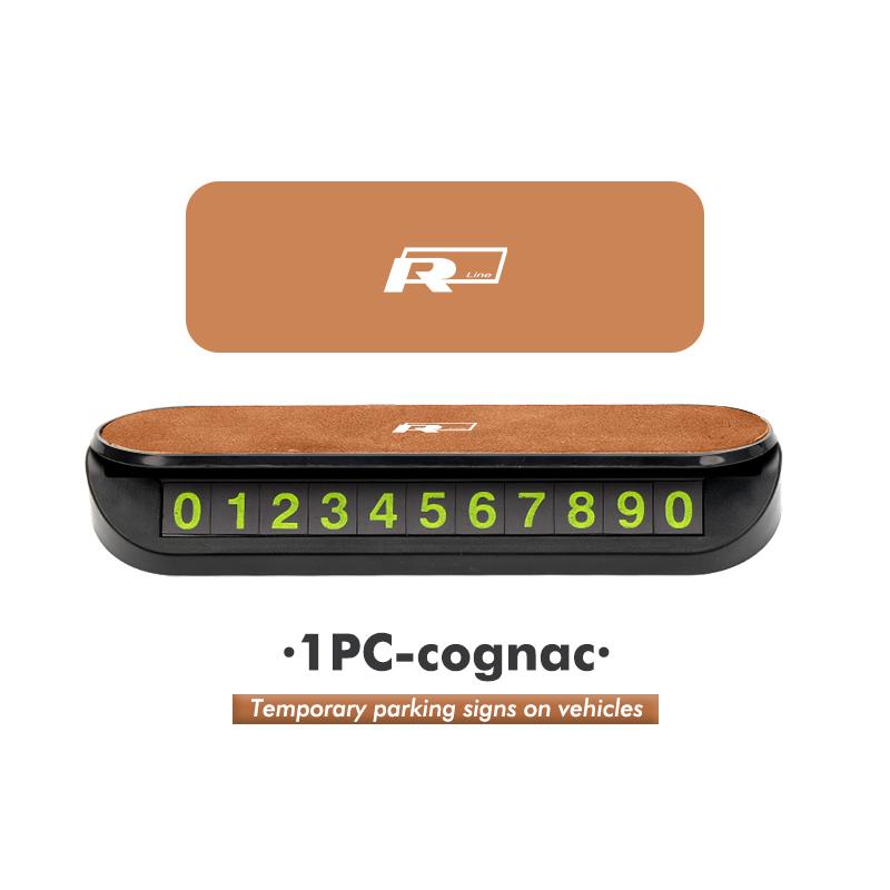 Car Phone Number Card Temporary Parking Card Plate Number For Volkswagen VW Golf 4 5 6 7 GTI Tiguan Passat B5 B6 B7 CC Jetta MK5AO1