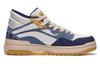 Li Ning Wave MID Cushioning, Wear Resistant Low top Skateboard Shoes Men's Beige White Blue AGCT223-4