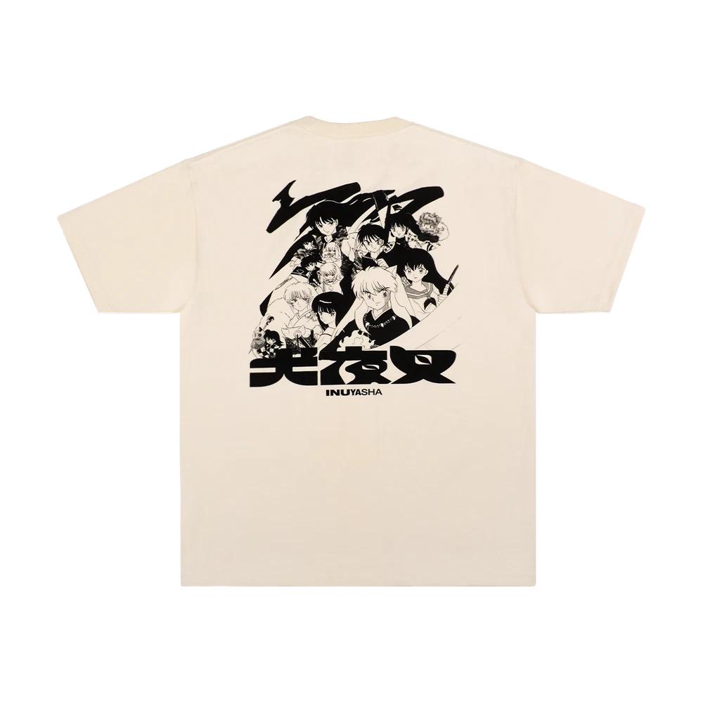 Inuyasha TShirt Inuyasha Characters White Japan Limited New M