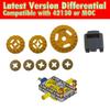 SEEMEY Differential (2022 Version) Zahnrad- und Achsenteilesatz, Kompatibel mit LEGO Technic Teilen, DIY Mock-Zahnräder, Ketten, Tinten, Stifte, Achsen,