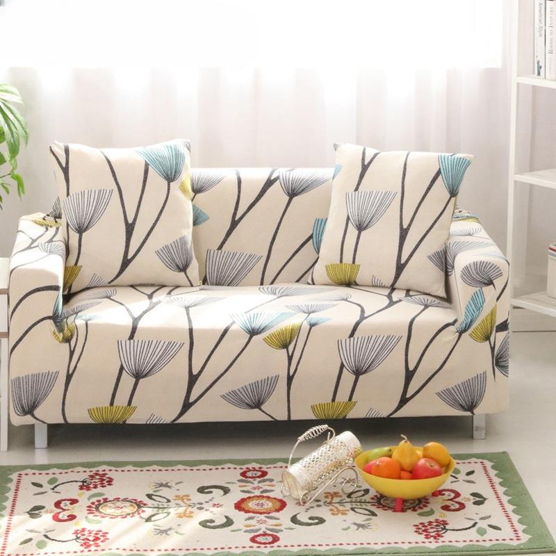 New Elastic Sofa Cover Single, Double, and Three Sofa Covers, Full Cover Sofa Napkins, Full Cover Fabric Combination, Four Seasons Dust Cover