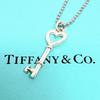 Used [Good Condition External Chain] TIFFANY&Co. Heart Key Necklace 925 Tiffany SV925 Silver