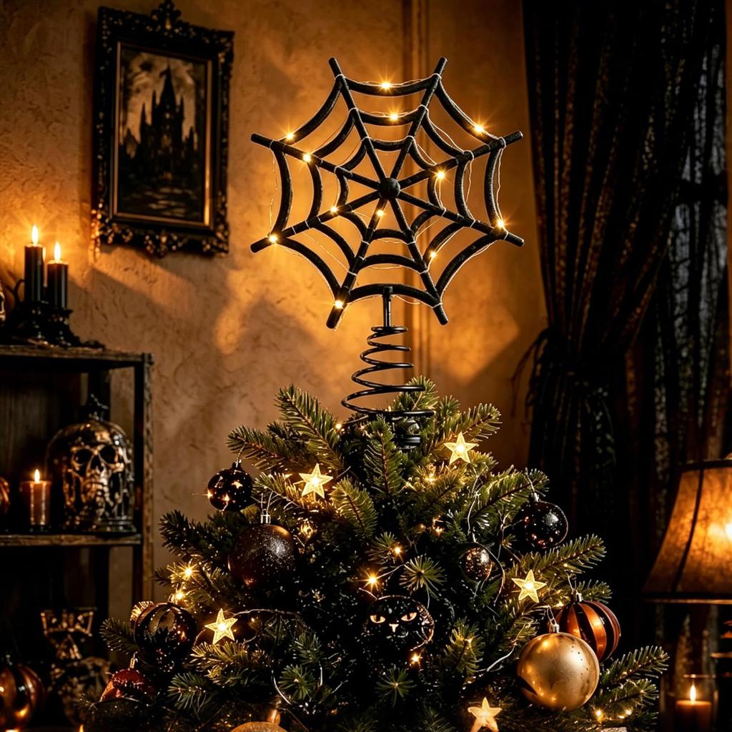 Halloween Tree Topper Ornament for Festive Party Home Decoration