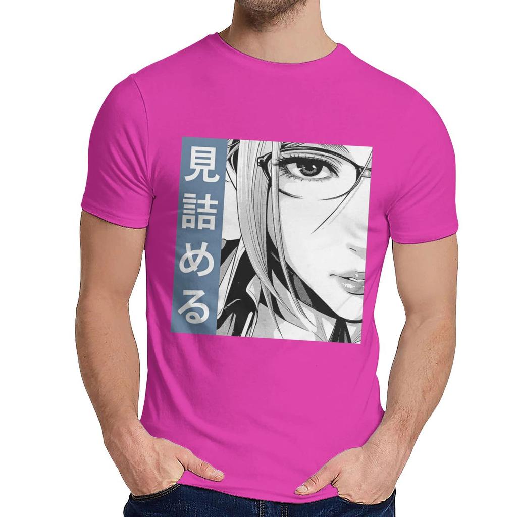 Man S O Neck Prison School Meiko Shiraki Stare Hip Hop T Shirt