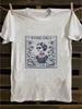 Weird Girls Club Print T-shirt Retro Book Lover Graphic Short Sleeve Tops Women Casual Loose Streetwear Daily Wear Tee