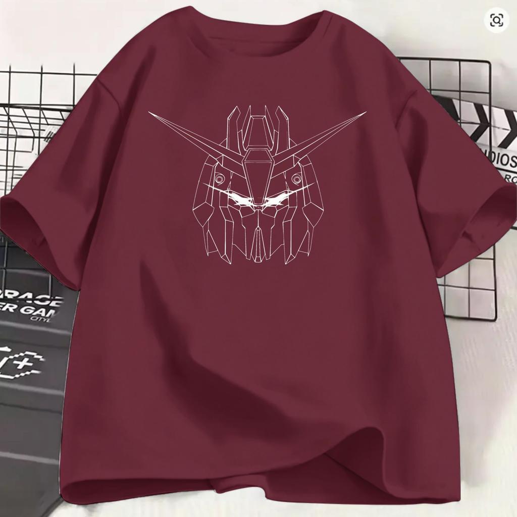 Gundam T Shirt Summer Trending TShirts Male Cotton Comfortable Oversize Clothes ShortSleeve Y2k Funny Tshirt