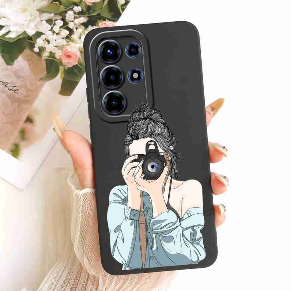 For Itel S26 Ultra Case Floral Silicone Soft Casing New Shockproof Back Cover For Itel S26 Ultra / Super 26 Ultra / S688LN Cover