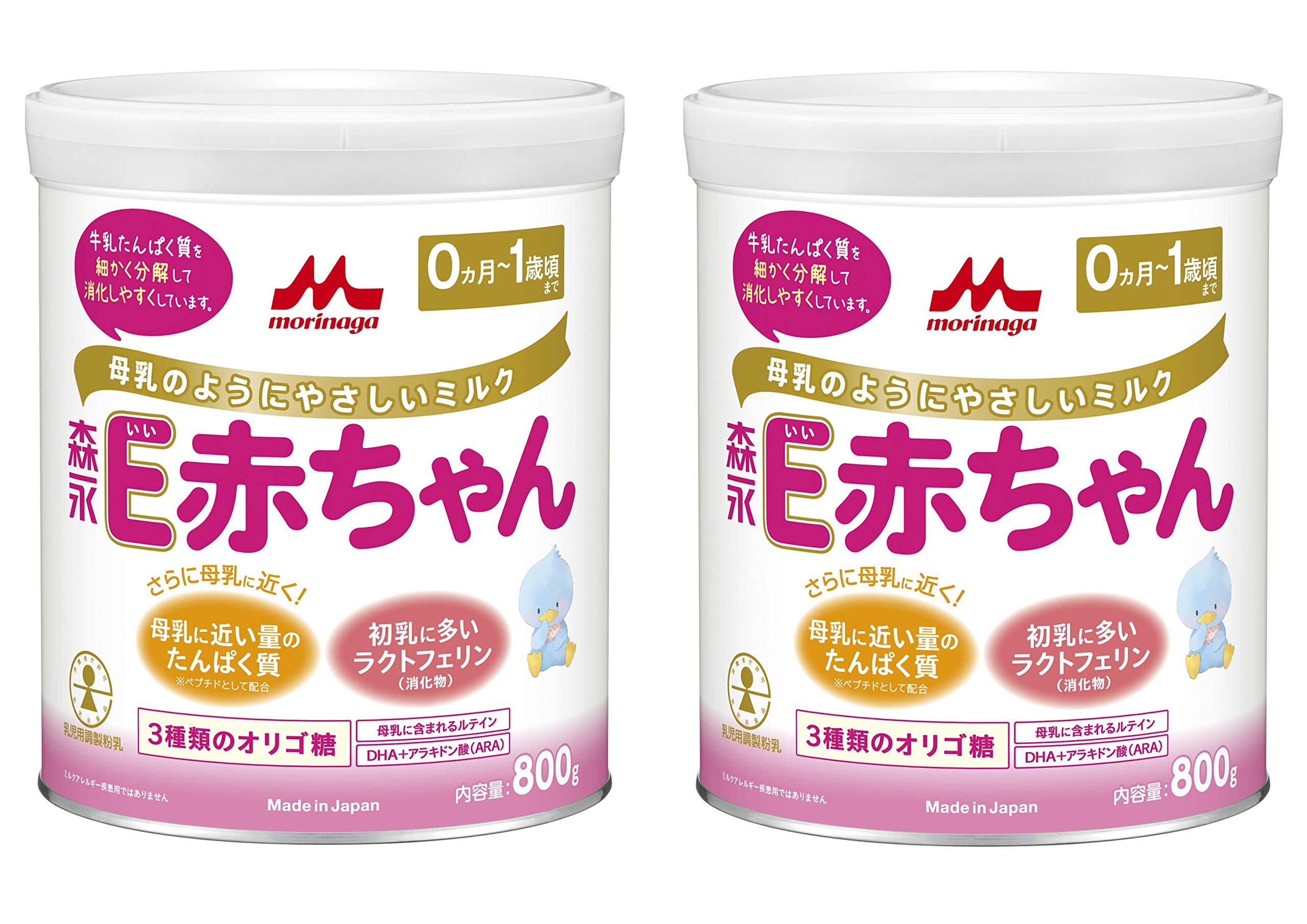 

Morinaga E Baby большая банка 800 г для детей от месяцев до 1 года в порошке 2 шт [0 молока]