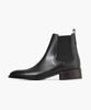 Firenze Atelier Full-Grain Leather Minimal Chelsea Boots 3331 [Black Fg]