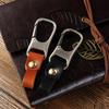 Ring Business Bag Charms Waist Buckle Keys Organizer Car Keychain Leather Keychain Car Key Holder