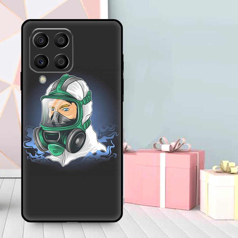 Cartoon Medicine Doctor Nurse Case For Samsung Galaxy M36 M12 M52 M06 M16 M56 M33 M15 M55 M31 M13 M14 M53 M32 M35 M34 M54