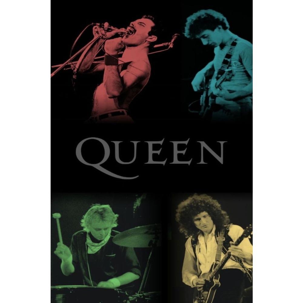 Metal Queen Band Wall Decor, Handmade 3D Tin Art for Living Room Bedroom Music Studio