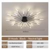 Modern Creative Fireworks LED Ceiling Lamp Nordic Living Room Lights Lustre Home Indoor Bedroom Dining Room Ceiling Chandeliers