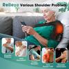 Electric Heating Massage Shoulder & Knee Pad with Adjustable Vibration and Heat Compress
