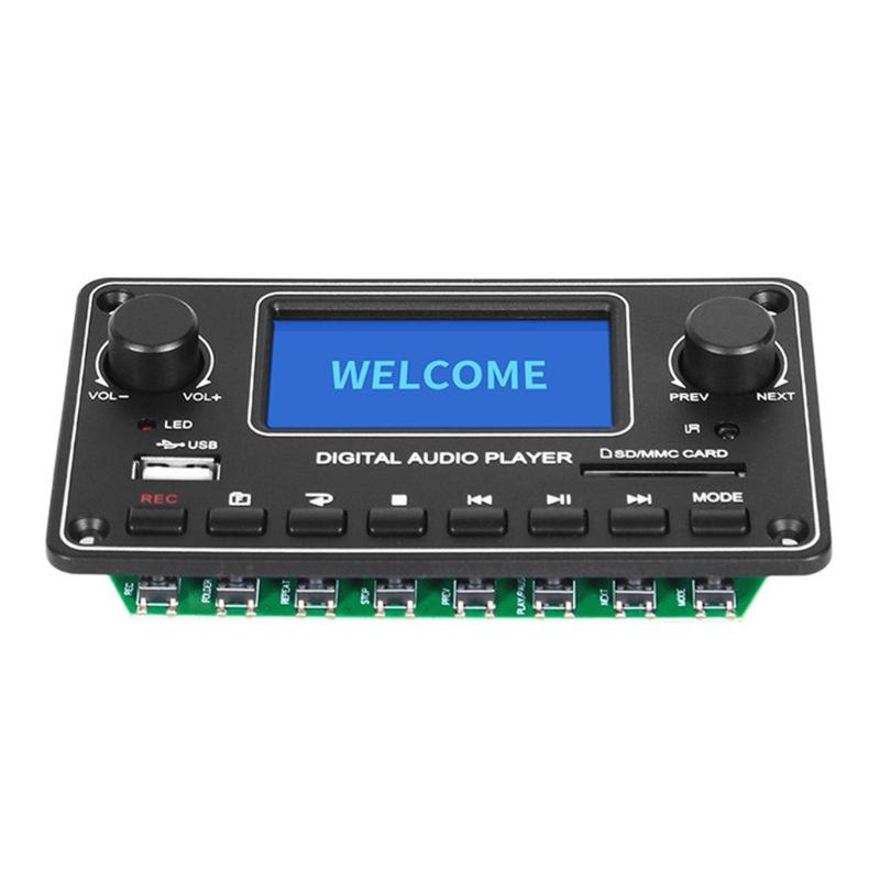 Wireless -compatible MP3  Board Radio MP3 Music Player Recording Function / Disk/ Card/FM