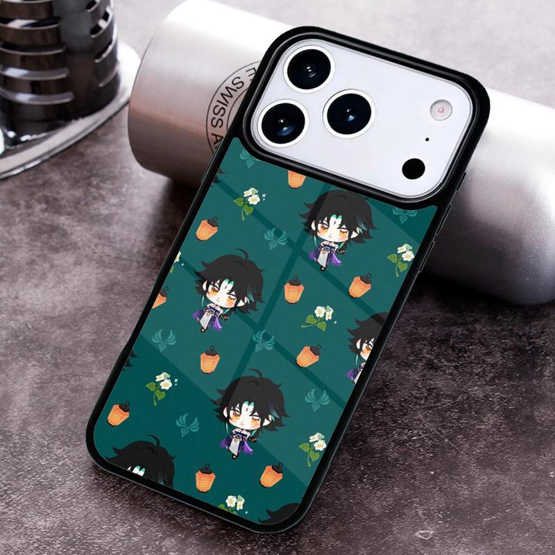 genshin impact Xiao Phone Case for iPhone 17 16 15 Pro Max Air 14 13 12 11 Plus Shockproof Cover