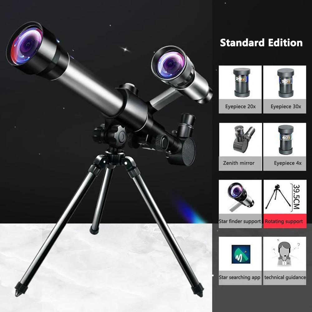Professional Astronomical Telescope for Space Monocular with 3pcs Eyepiece Powerful Binoculars for Star Observation