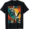 Camiseta de Fã de Cinema Crítico de Cinema Filme Cinema Motion Picture