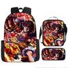 ONE PIECE Luffy one piece schoolbag Sauron backpack student Nautical king backpack satchel pencil case set