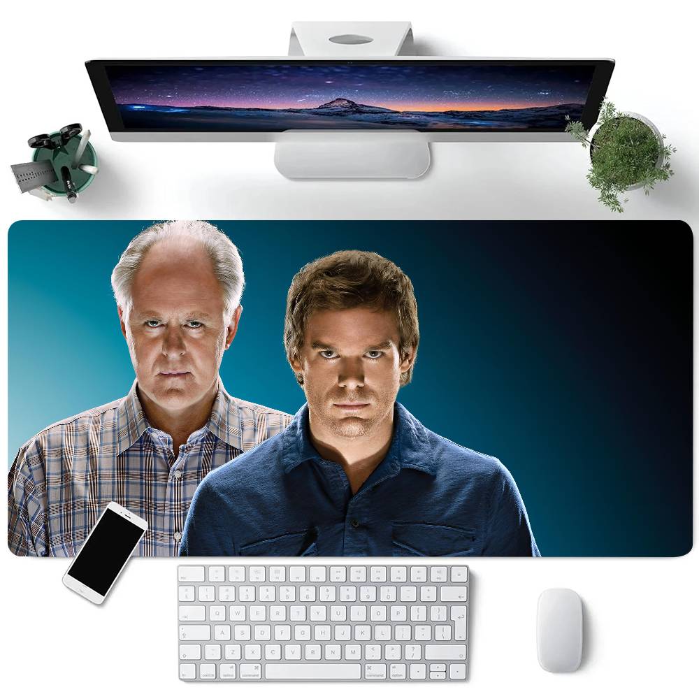 Dexter TV Series Mousepad Large Keyboard Desk Mat Gaming Mouse Pad LockEdge Non-slip Mat