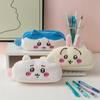 Cute Hachiware Series Plush Embroidery Pencil Case Ins Style Cartoon Usagi Large Capacity Student Storage Bag Gift