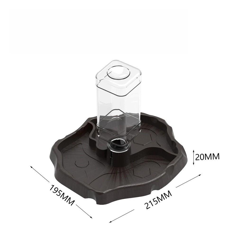 Removable Turtle Feeding Dish Large Capacity Small Pet Bowl New Reptile Feeder  Pet Supplies
