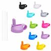 Choose from a Wide Range of Colors! Includes Two Straws and One Cleaning Brush. Replacement Straw Lid for Wide-mouth Straws. Fits Most Sports Water Bo