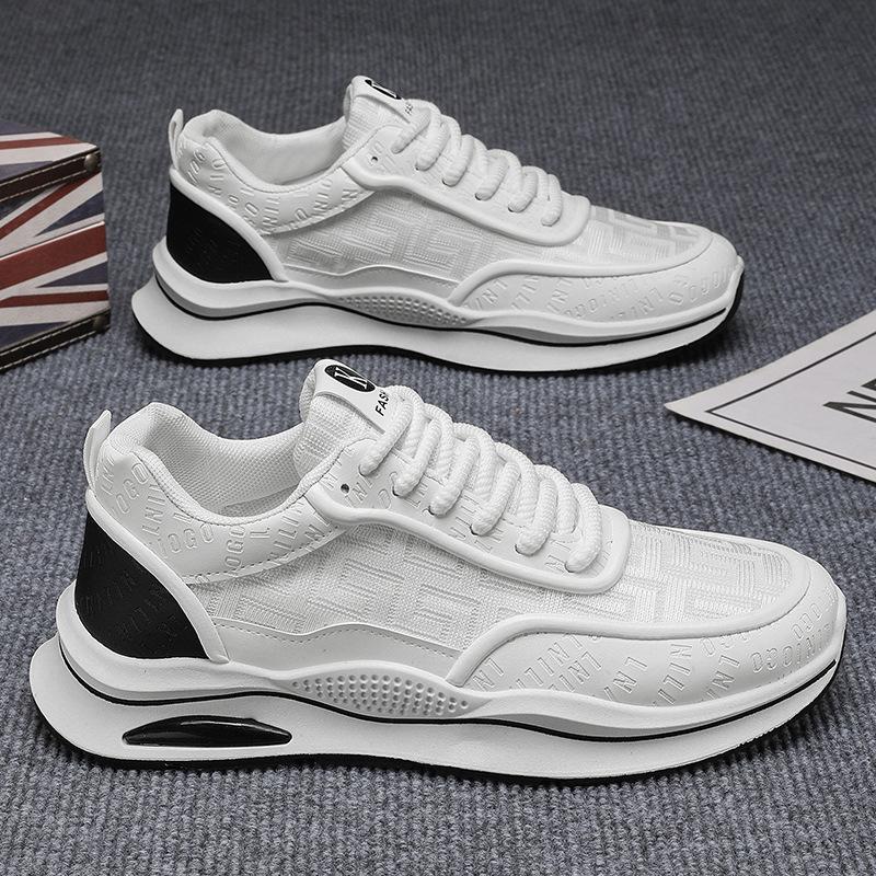 Men's Shoes Spring and Summer New Breathable Mesh Shoes Sports Dad Shoes Little White Shoes Korean Version Low-top Casual Fashion Trend