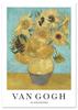 Poster Van Gogh Golden Sunflowers