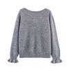 YALTEI Women's Fashion Hollow-Out Thickened 2-Piece Sweater Set
