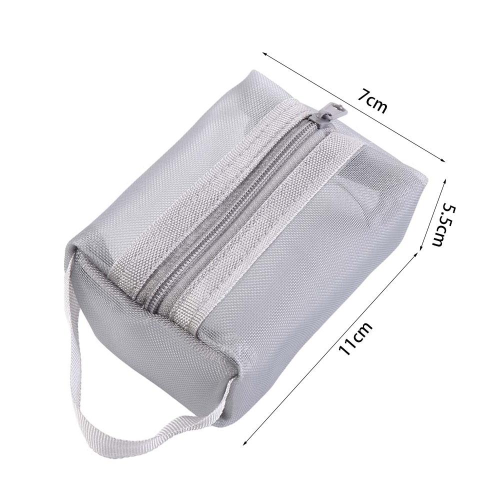 Transparent Mesh Storage Bag Nylon Transparent Cosmetic Bag Fashion Small Coin Purse  Daily