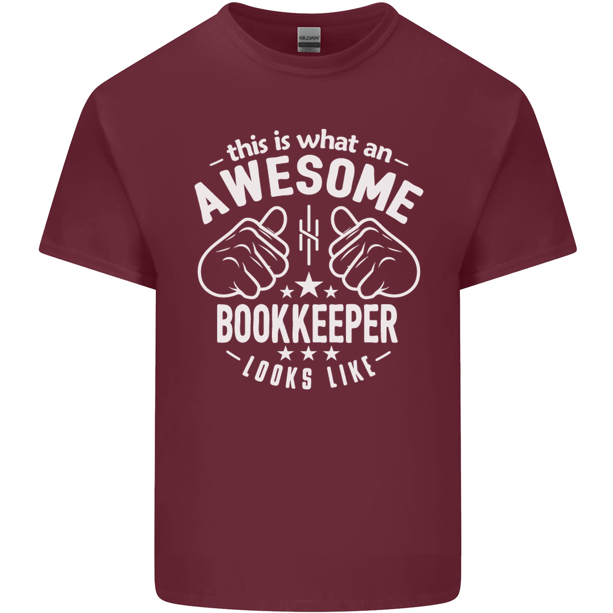 An Awesome Bookkeeper Looks Like Unisexs Light Cotton TShirt S