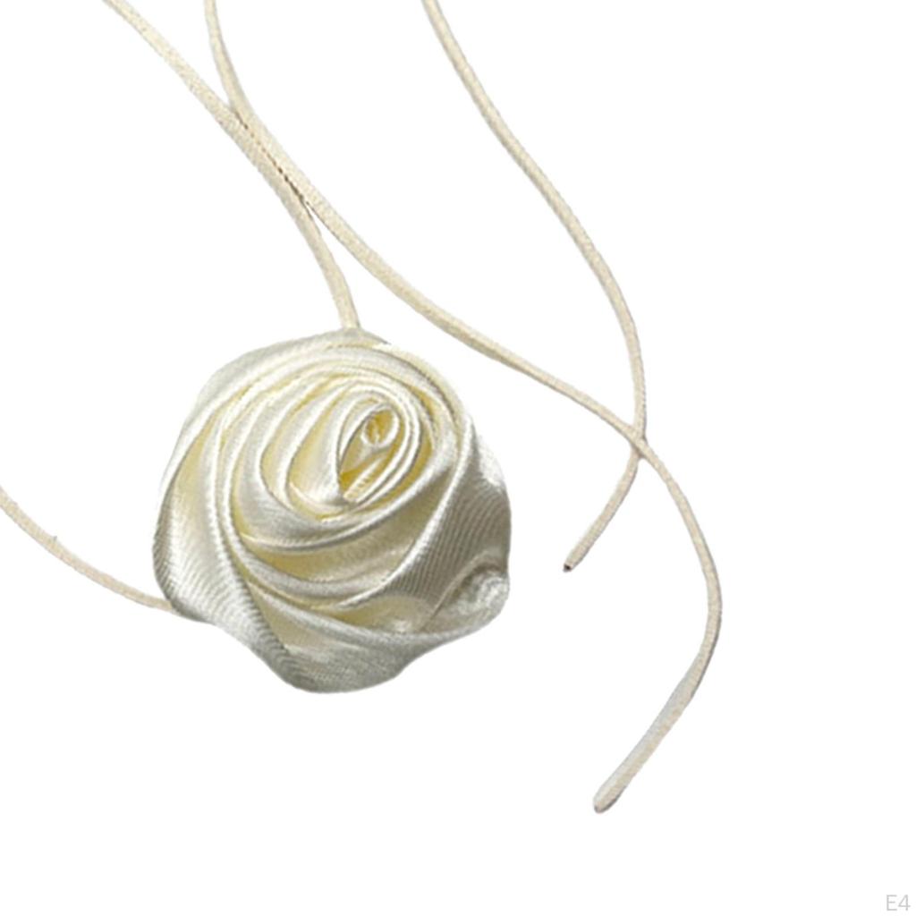 Elegant Rose Choker Necklace for Women
