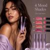 Smoky Amethyst Freeze Solid Lip Gloss, Tinted Moisturizing Lip Balm, Long-Lasting Waterproof Hydrating Plumping Jelly-Like Glossy