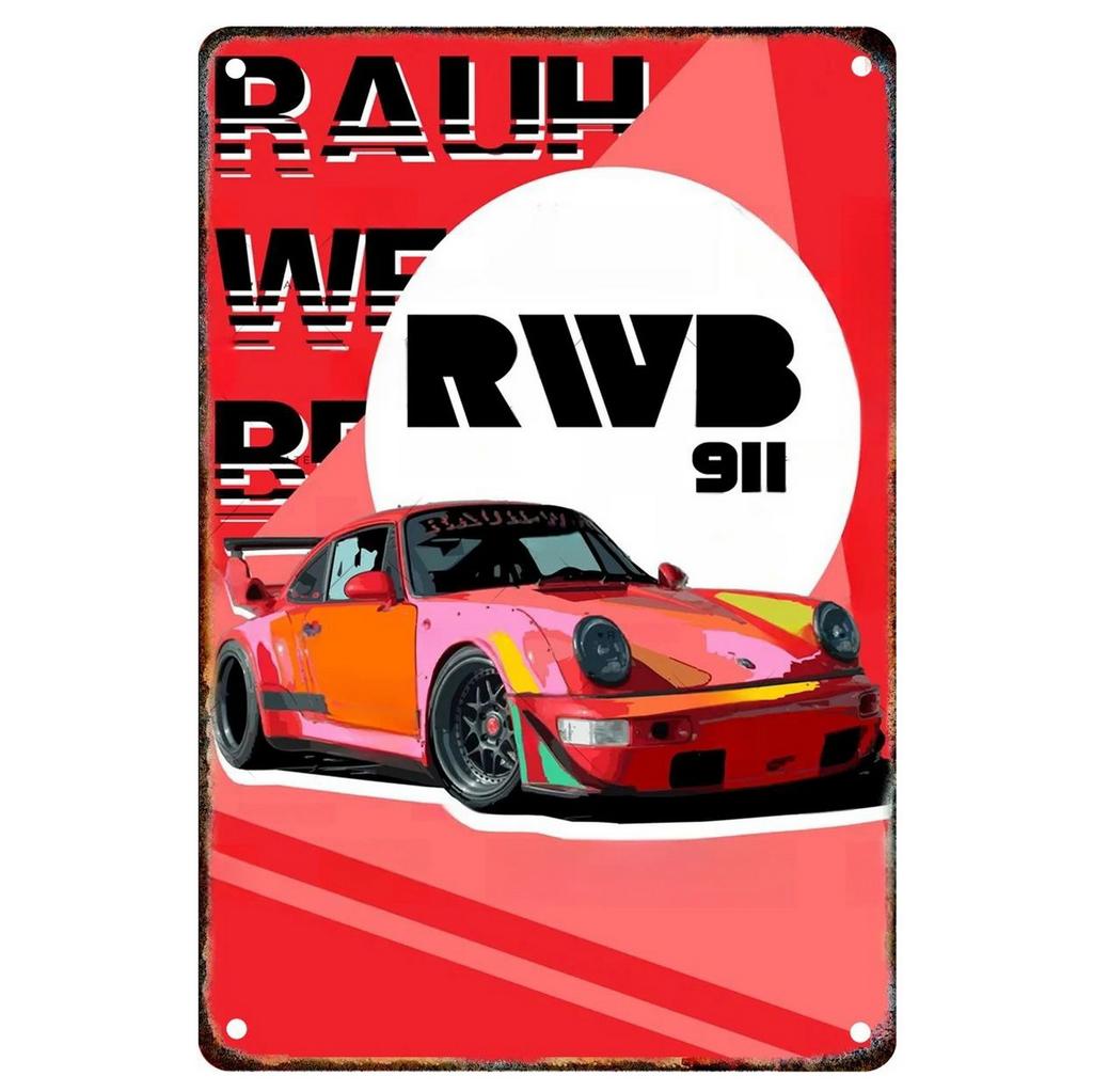 Vintage Metal Tin Signs Classic Car Wall Posters Plate Wall Decor for Home Garden Bars Man Cave Cafe Clubs Retro Posters Plaque
