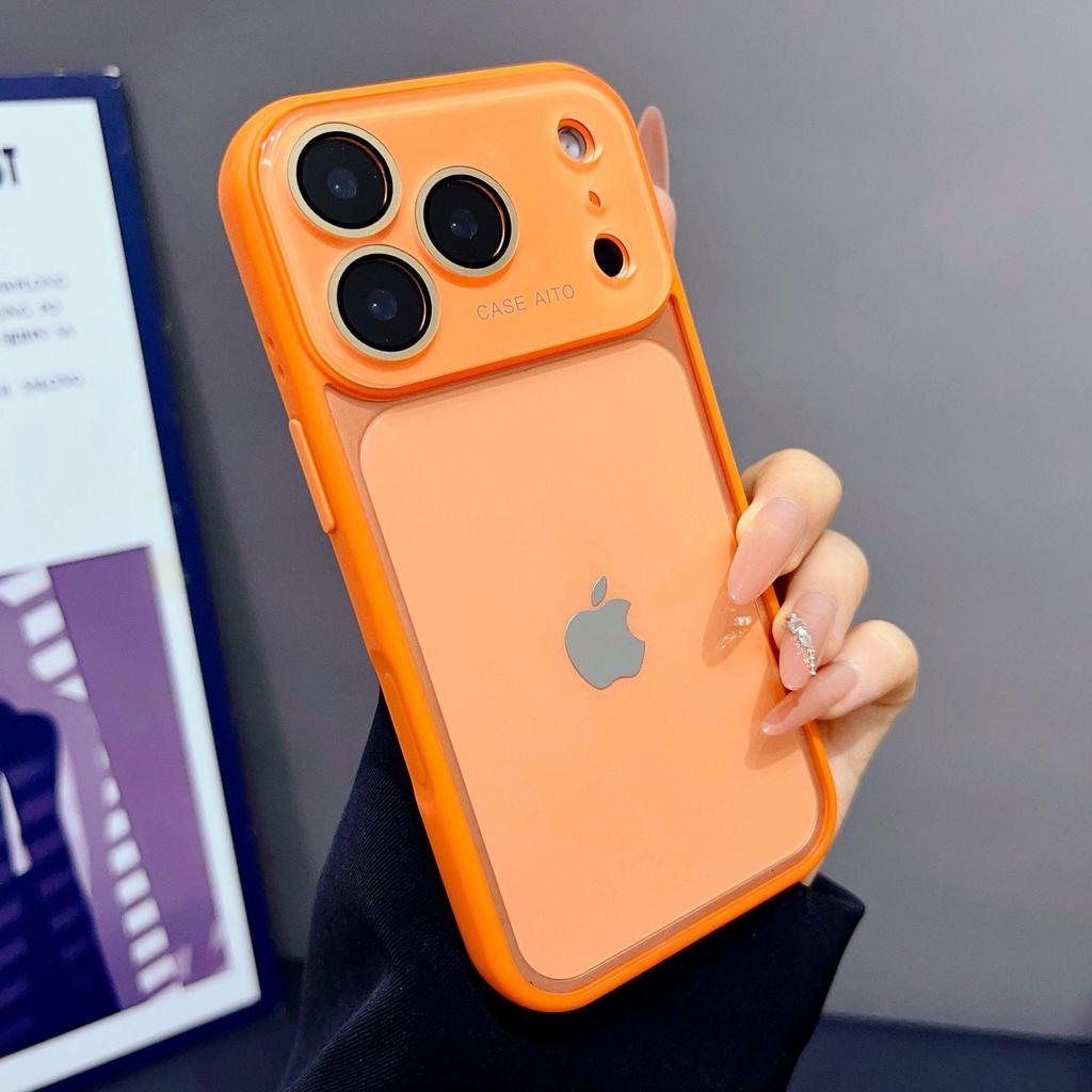 Transparent Apple 17 Pro Max Phone Case for iPhone 16/15: Simple & Protective Girly Cover