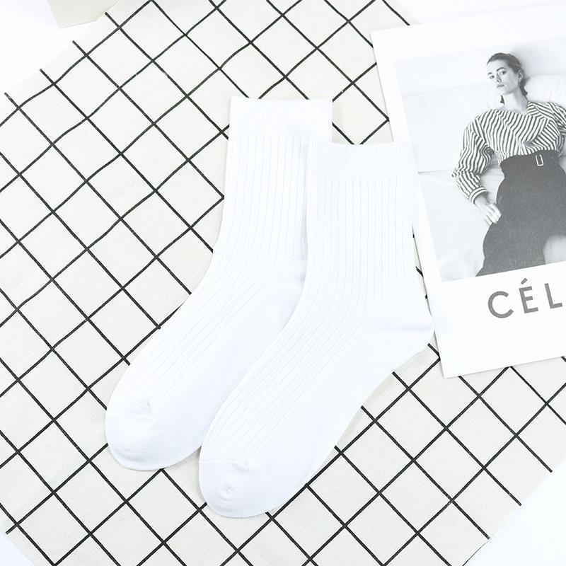 Men's Combed Cotton Socks - Sweat-Absorbing, Breathable, Long Tube, Thickened, Business Style