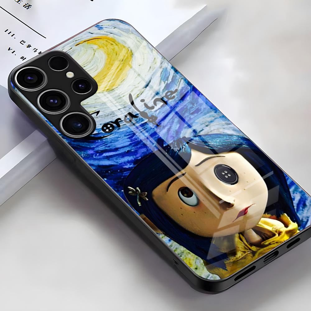 Anime Hot C-Coraline Phone Case For Samsung S26 S25 Edge Ultra S23 S22 S21 S20 Ultra Plus S24 Fe A54 A53 A25 Glass Cover