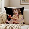 Hells Paradise  Jigokuraku Cushion Cover Linen Minimalist Soft  for Sofa Bed Home Room Decor