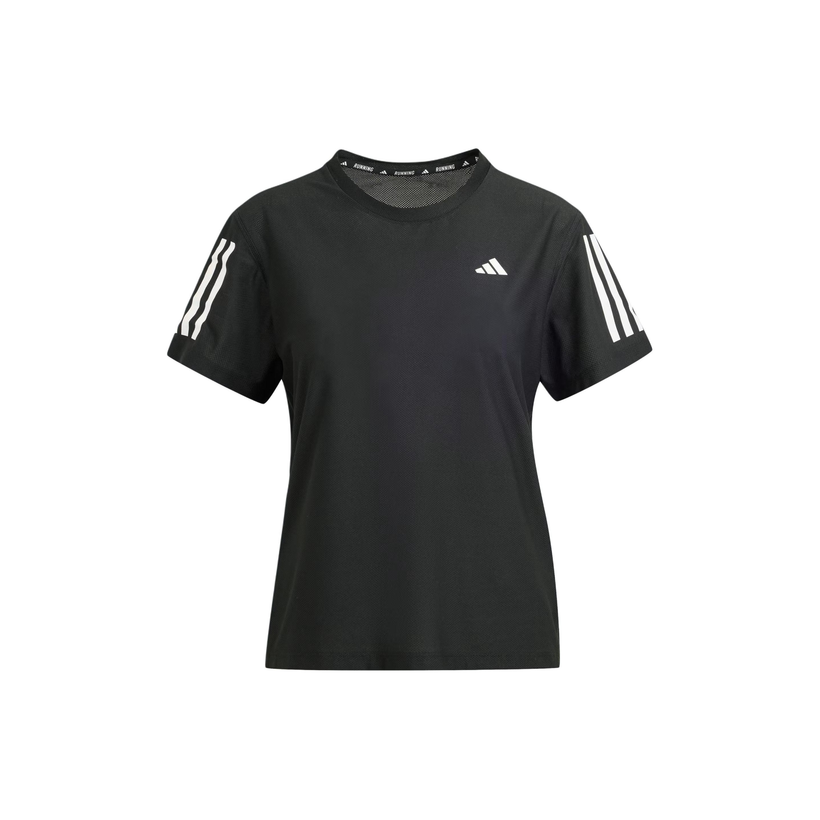 

New adidas Women s Own The Run Tee Black IN2961 L