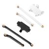 Servo Mount Steering Links Set Aluminum Alloy RC Car Steering Servo Mount Upgrade Parts for HOBBYPLU
