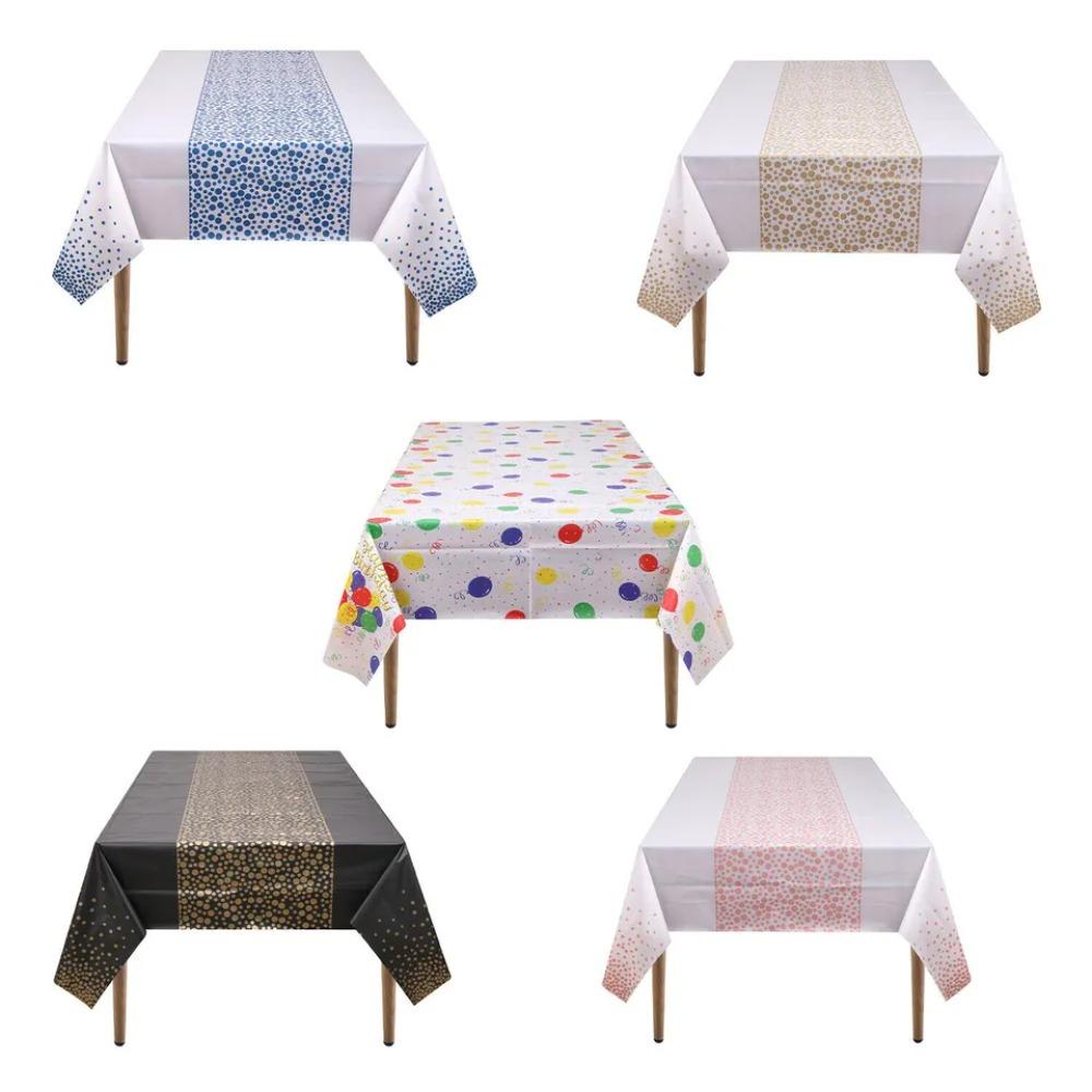 Waterproof Tablecloth Delicate PEVA Table Cover Fashion Table Runner  Home Living Room