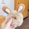 Autumn Winter Plush Cat Ear Hair Ring Female Cute High Elasticity Children Hair Rope Simple Hair Accessories