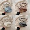 Pu Small Square Bag For Women With Magnetic Closure For Daily Fashion Accessory