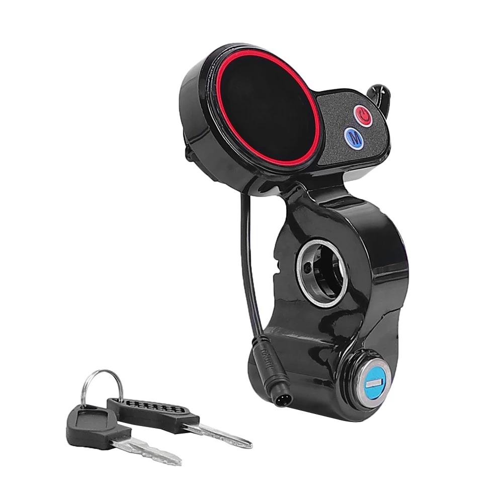 Wyświetlacz LCD do hulajnogi elektrycznej Hitway H5 Kickscooter 6-pinowy wyświetlacz z blokowanym instrumentem panelu sterowania akcesoria