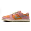 Nike Dunk SB Pink Rose Suede Coverage Slip Resistant Low Top Skateboard Shoes Unisex Black Pink Green HJ4135-600(Team430-)
