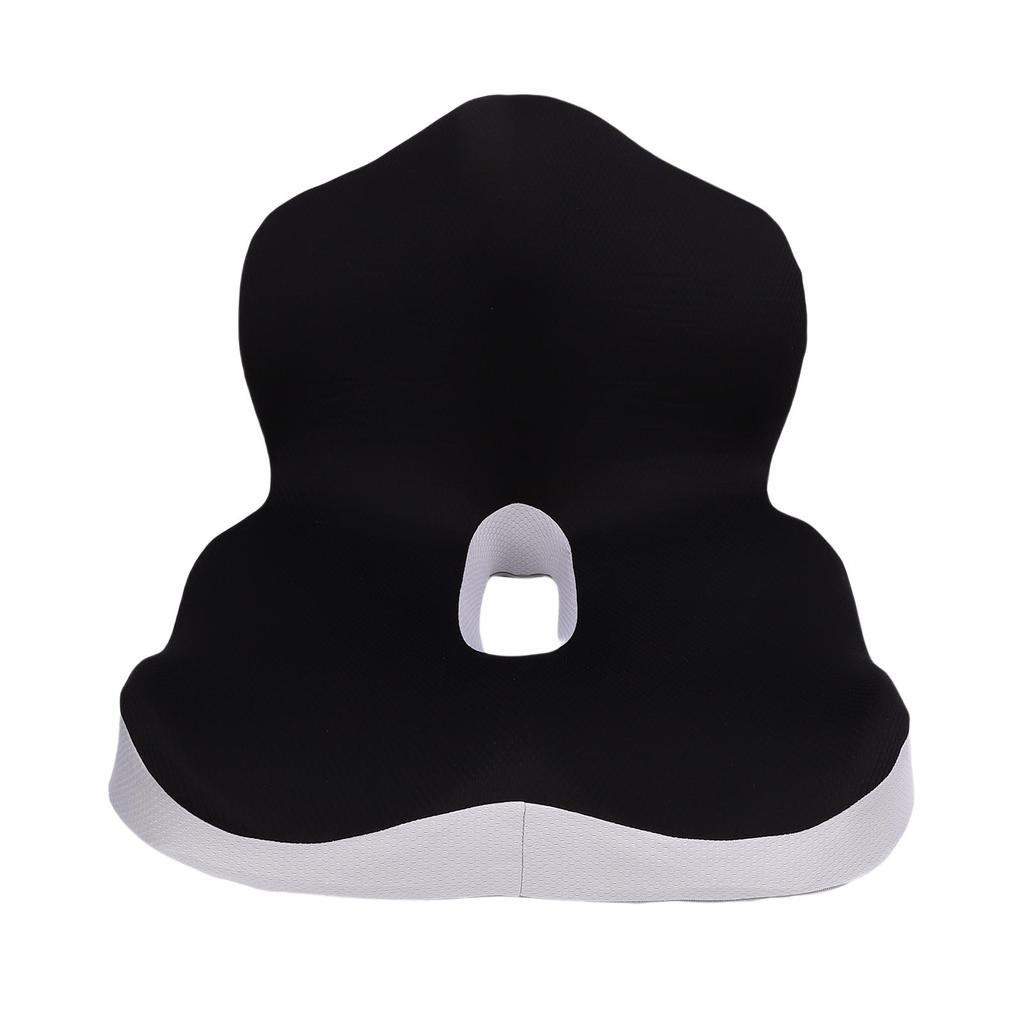Seat Cushion and Lumbar Support Pillow One Piece Back Support Office Chair Cushion with Removable Washable Cover